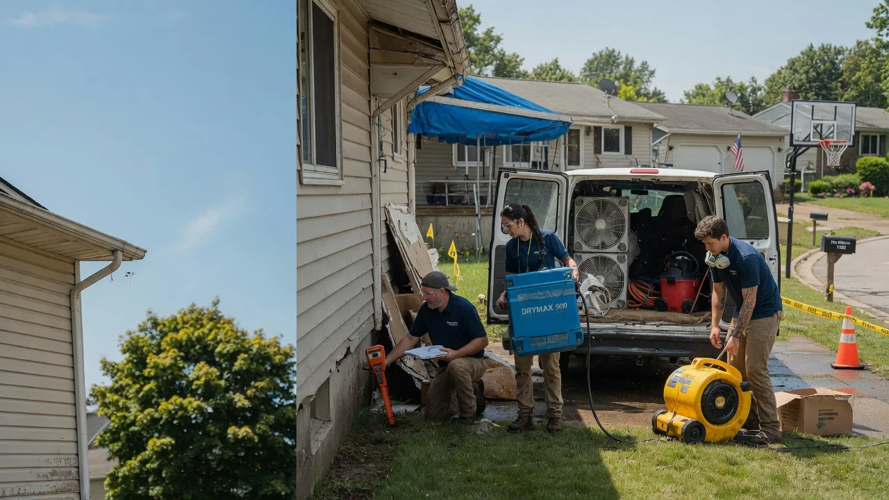 Ceiling Leak Cleanup in Quincy, MI near me